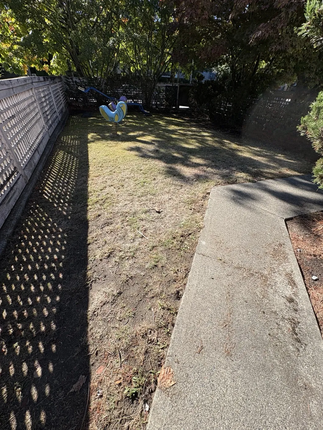 Play area · after at a Richmond townhouse community