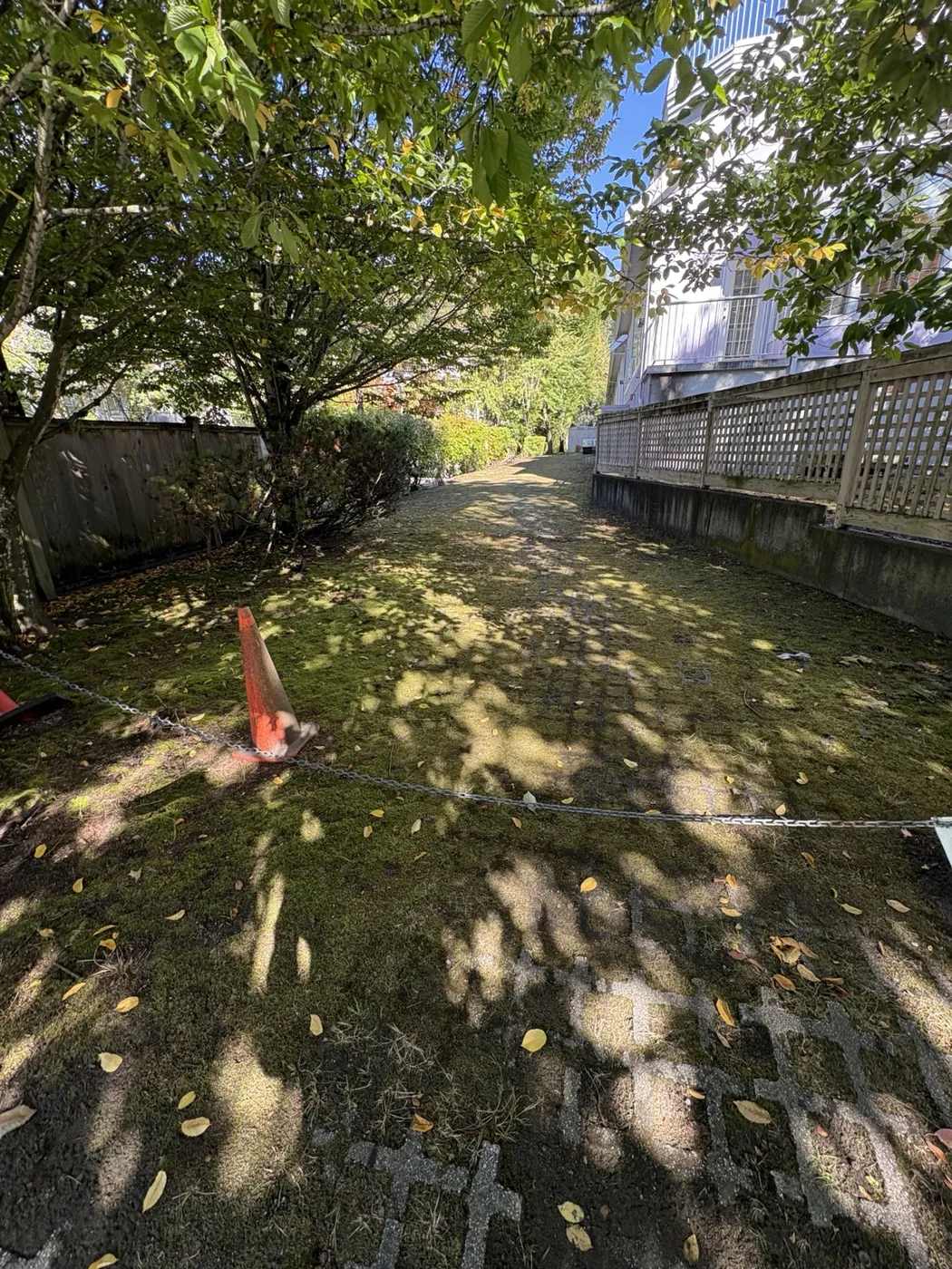 Rear common lawn · after at a Richmond townhouse community
